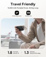 Baseus Powerbank Wireless 22.5W 10000mAh 15W Qi2 Airpow Black - Image 4
