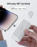 Anker Mobile Powerbank 5000 621 Built-In Lightning Connector White - Image 7