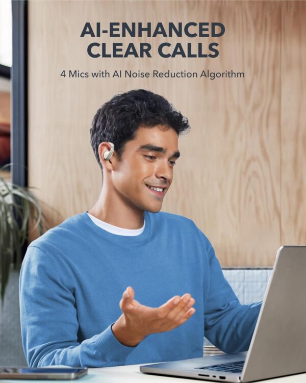 Anker Soundcore TWS Open Air Earphones AeroFit  White - Image 8