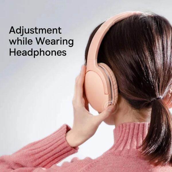 Baseus Wireless Headphones Over Ear Encok D02 Pro v2 Pink - Image 8
