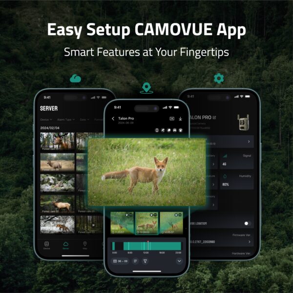 Reolink Camovue Talon Pro S130 4K 4G Wildlife Battery Solar Camera (with Lithium Battery included) - Image 8