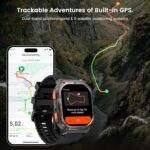 Kospet TANK M3 ULTRA Rugged Smartwatch GPS Silicone Black - Image 3