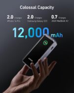 Anker Mobile Powerbank 12000 Prime 130W w/Display Black - Image 9