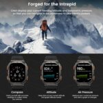 Kospet TANK M3 ULTRA Rugged Smartwatch GPS Silicone Black - Image 4