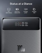 Baseus Powerbank 100W 20000mAh Display BLADE Black - Image 12