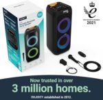 Majority P300 Portable Karaoke Speaker 300W Bluetooth USB FM Wired Mic - Image 11