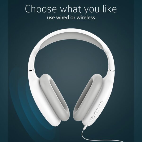 SonicGear Airphone 6 Bluetooth Headphones White - Image 5