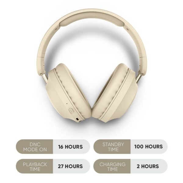 SonicGear Headphones Bluetooth AIRPHONE DNC3000 Cream - Image 4