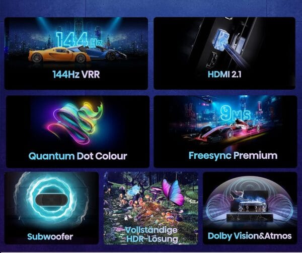 Hisense 65E7KQ PRO 65'' 4K Smart QLED TV - Image 13