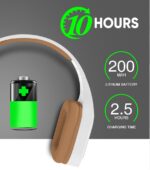 SonicGear Airphone 5 Bluetooth Headphones White Gray - Image 5