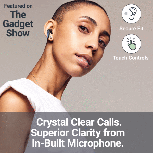 Majority TRU-1 TWS Sports Earphones IPX7 Black - Image 7