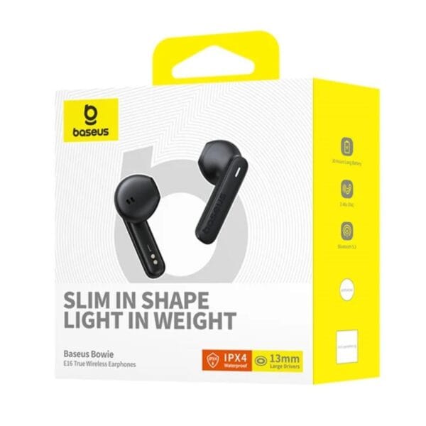 Baseus Headphones In Ear TWS Plastic Bowie E16 Black - Image 13