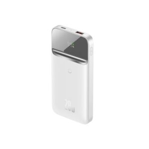 Baseus Magnetic Power Bank 20W 10000mAh White1 front side 700x