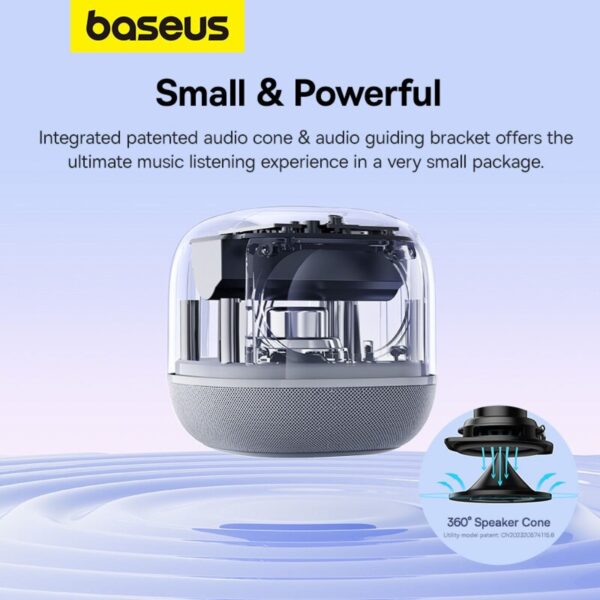 Baseus Speaker Wireless AeQur V2 Moon White - Image 14
