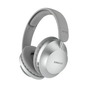 SonicGear Headphones Bluetooth AIRPHONE DNC3000 Platinum Silver