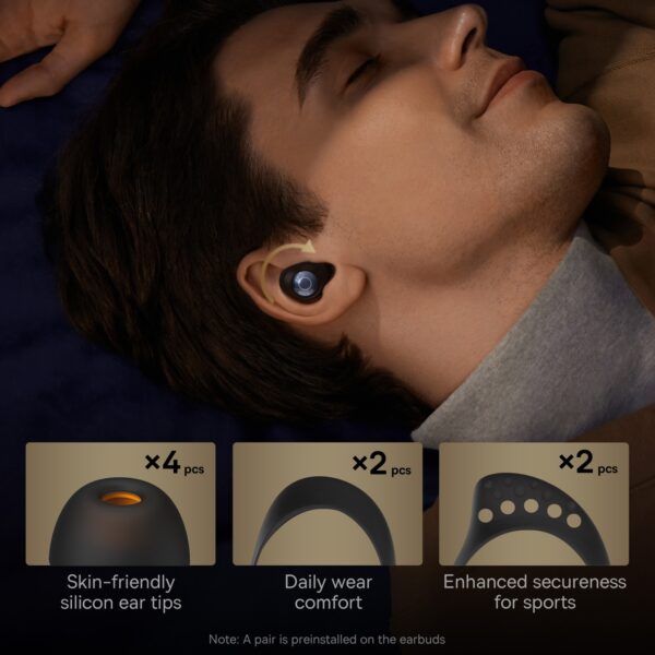 Baseus Headphones In Ear TWS Bowie MA20 Black - Image 14