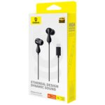 Baseus Headphones In Ear Wired 3.5mm HiRes HZ20 Black - Image 6