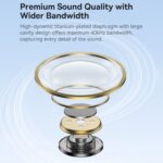 Baseus Headphones In Ear Wired 3.5mm HiRes HZ20 White - Image 3