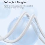 Baseus Headphones In Ear Wired 3.5mm HiRes HZ20 White - Image 6