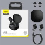 Baseus Headphones In Ear TWS Encok WM01 Black - Image 8