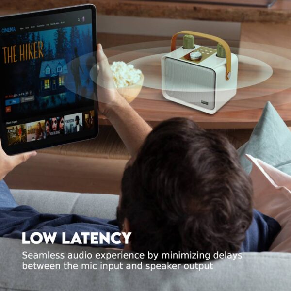 SonicGear Portable Speaker BT/Wireless Dual Mics iOX K600 Souffle - Image 4