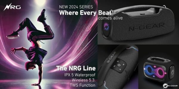 N-Gear NRG500 Portable Karaoke Outdoor Speaker 1xWireless Mic - Image 11