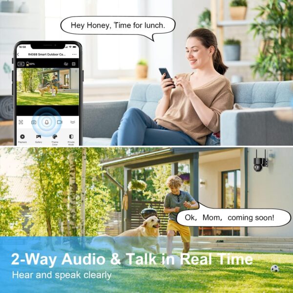 WOOX R3569 Outdoor Battery Camera 3MP PTZ with Solar Panel - Image 13