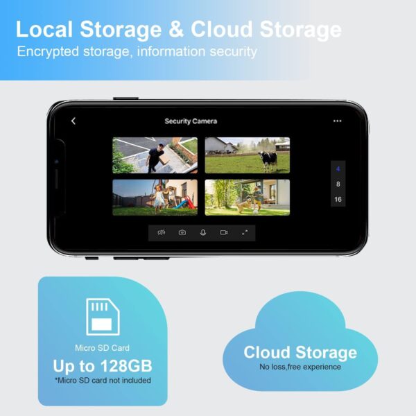 WOOX R3569 Outdoor Battery Camera 3MP PTZ with Solar Panel - Image 15