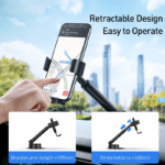 Baseus Simplism Gravity Car Mount Holder with Suction Base Black - Image 15