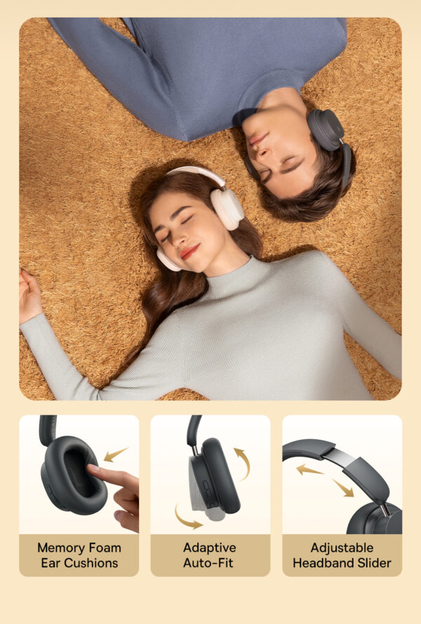 Baseus Wireless Headphones Bowie D05  Grey - Image 11