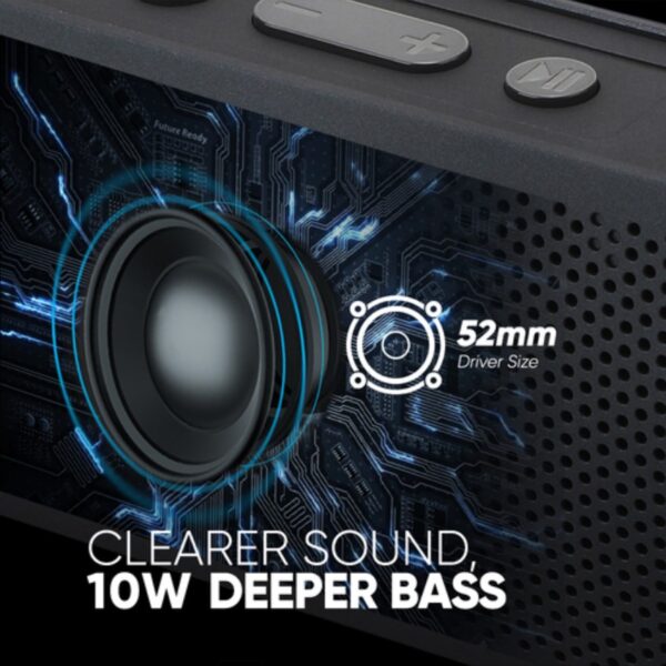 SonicGear SONICGO! RDO30-X Portable BT/FM/USB Speaker Gray - Image 15