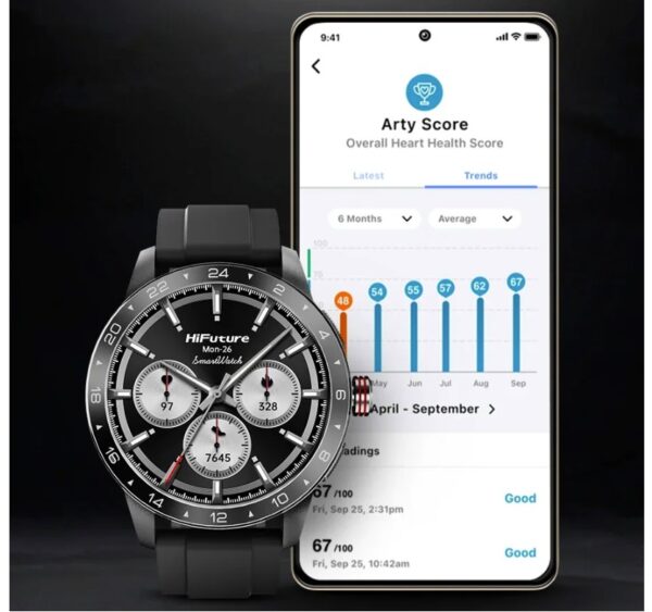 HiFuture Lifestyle SmartWatch FLEX 2 Silver/Grey - Image 6