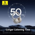 Baseus Headphones Over Ear Bass 35 Max White - Image 3