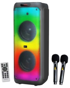 SonicGear AudioXPro1200HD 2 x 12” Portable Karaoke Speaker with 2 x Wireless Microphones