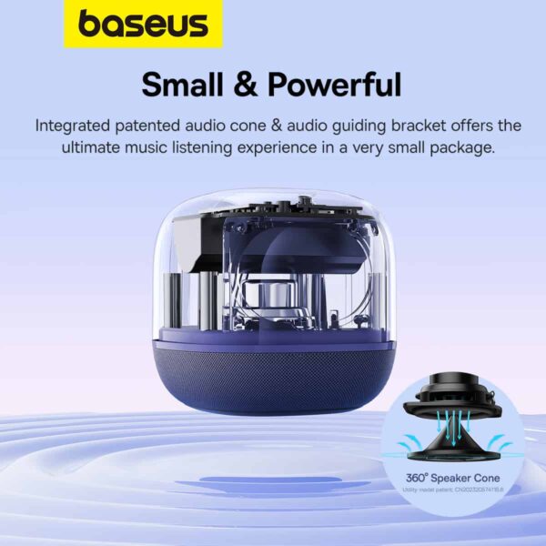 Baseus Speaker Wireless AeQur V2 Midnight Purple - Image 14