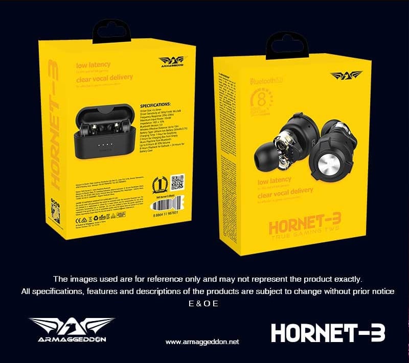 Armaggeddon HORNET 3 Dual Driver TWS Gaming Earphones - Image 15