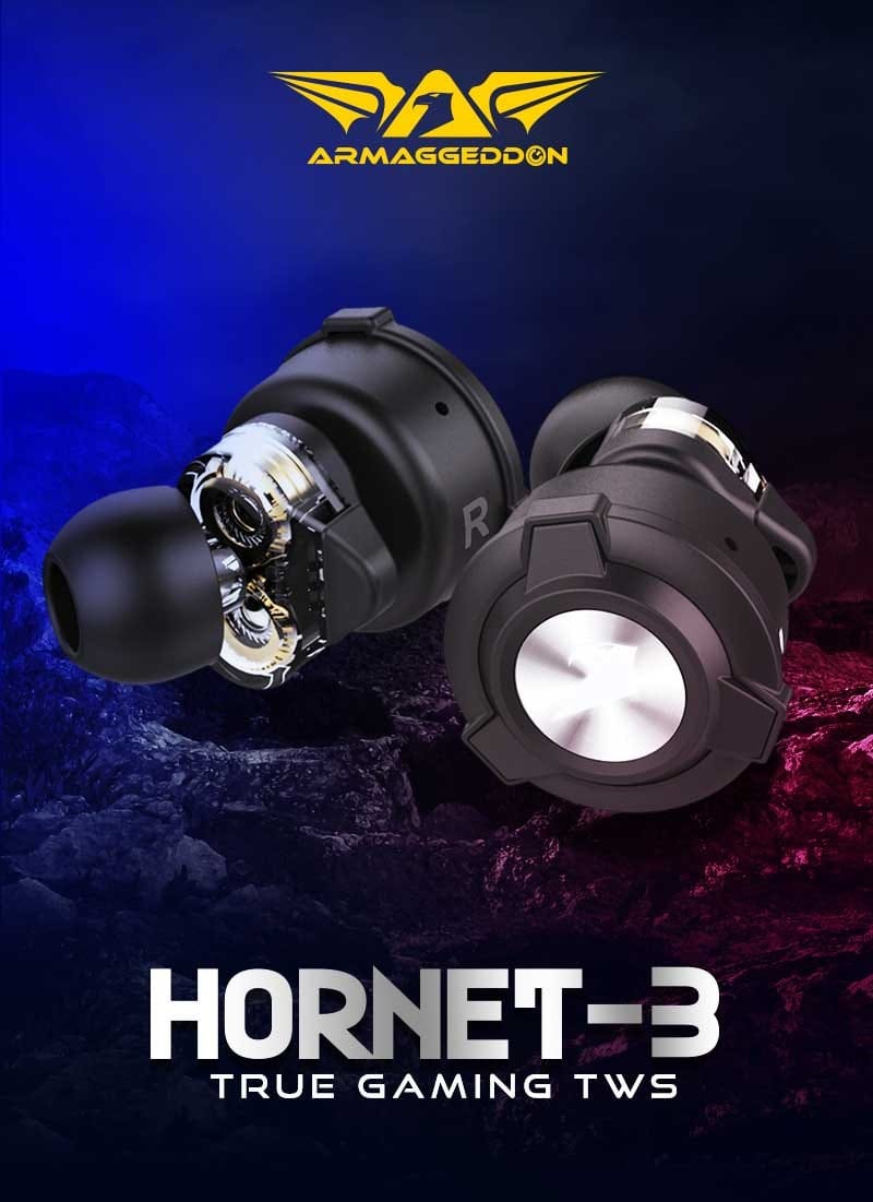 Armaggeddon HORNET 3 Dual Driver TWS Gaming Earphones - Image 9