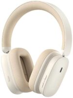 Baseus Bowie H1 Noise Cancelling Wireless Headphones White