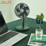 Jisulife Extendable Rotating Desktop Fan FA13P White - Image 10