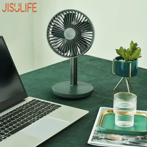 Jisulife Extendable Rotating Desktop Fan FA13P White - Image 10