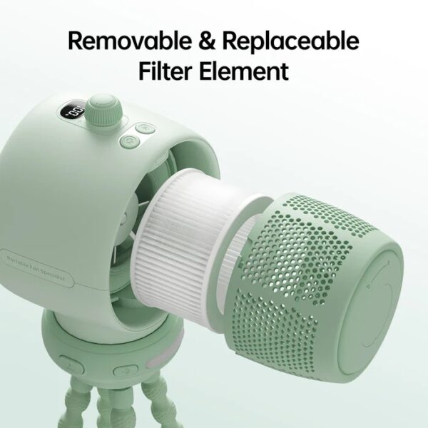 Jisulife Stroller Fan Life2S Brown - Image 7