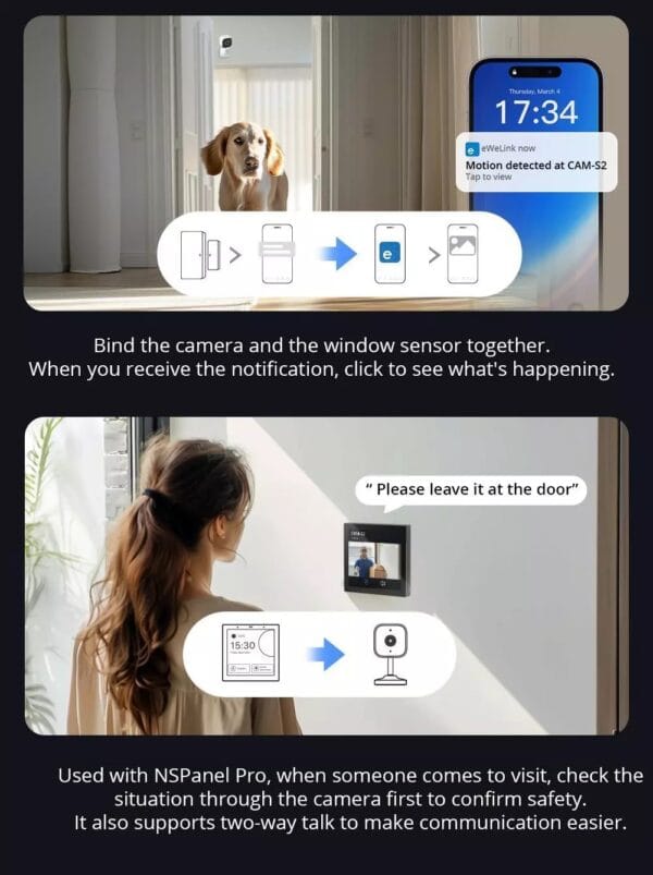 Sonoff Smart WiFi IP Security Camera CAM-S2 - Image 10