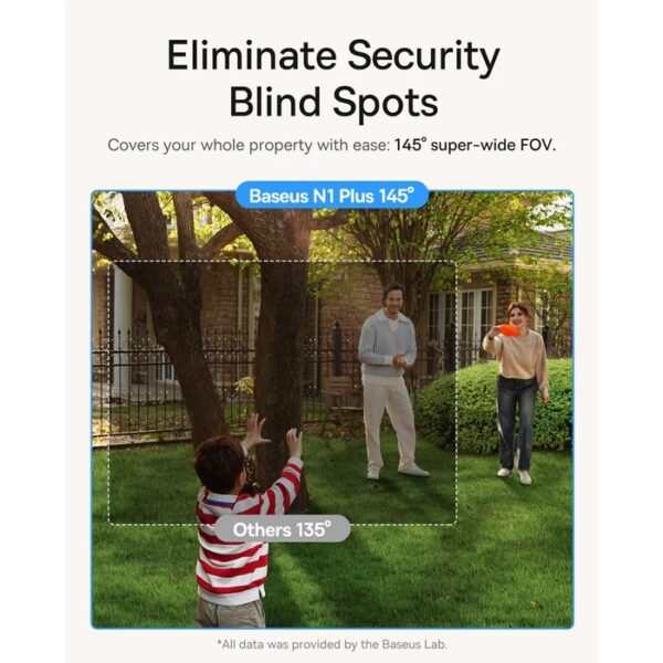 Baseus Security N1 Plus Outdoor Camera 2K Full Color White(Add On) - Image 7