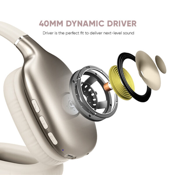 SonicGear Headphones Bluetooth AIRPHONE 6 Champagne Gold - Image 2