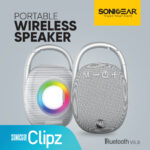 SonicGear SonicGo! Clipz Portable Bluetooth Speaker Red - Image 10