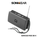 SonicGear SONICGO! RDO30-X Portable BT/FM/USB Speaker Gray - Image 9