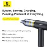 Baseus VA Vacuum Cleaner Car 5000pa Black - Image 9