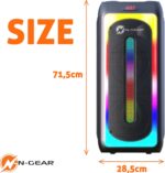 N-Gear JUKE 808 LGP Portable Karaoke Speaker with Lights - Image 6
