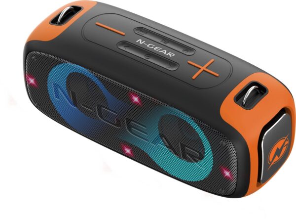 N-Gear LETS GO PARTY BLAZOOKA 830 Portable Speaker with 1x Wireless Mic RGB Lights BT & USB - Image 3