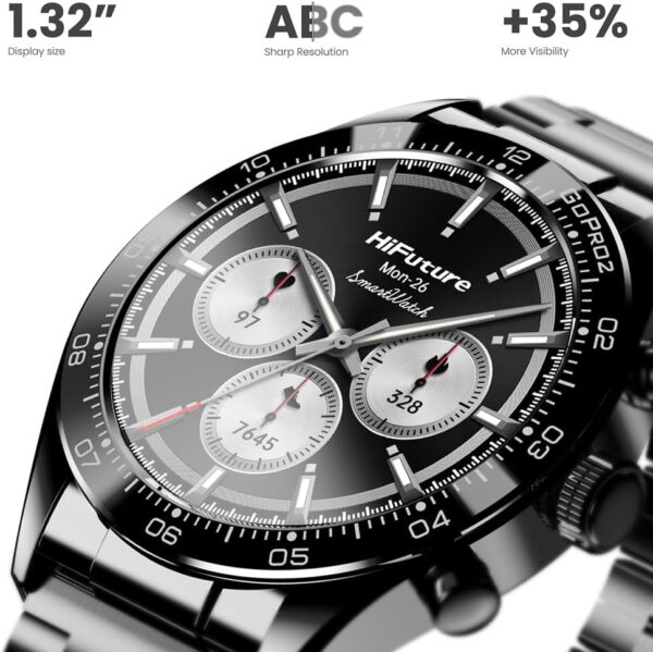 HiFuture Luxury Classy SmartWatch GO PRO2 Silver - Image 3